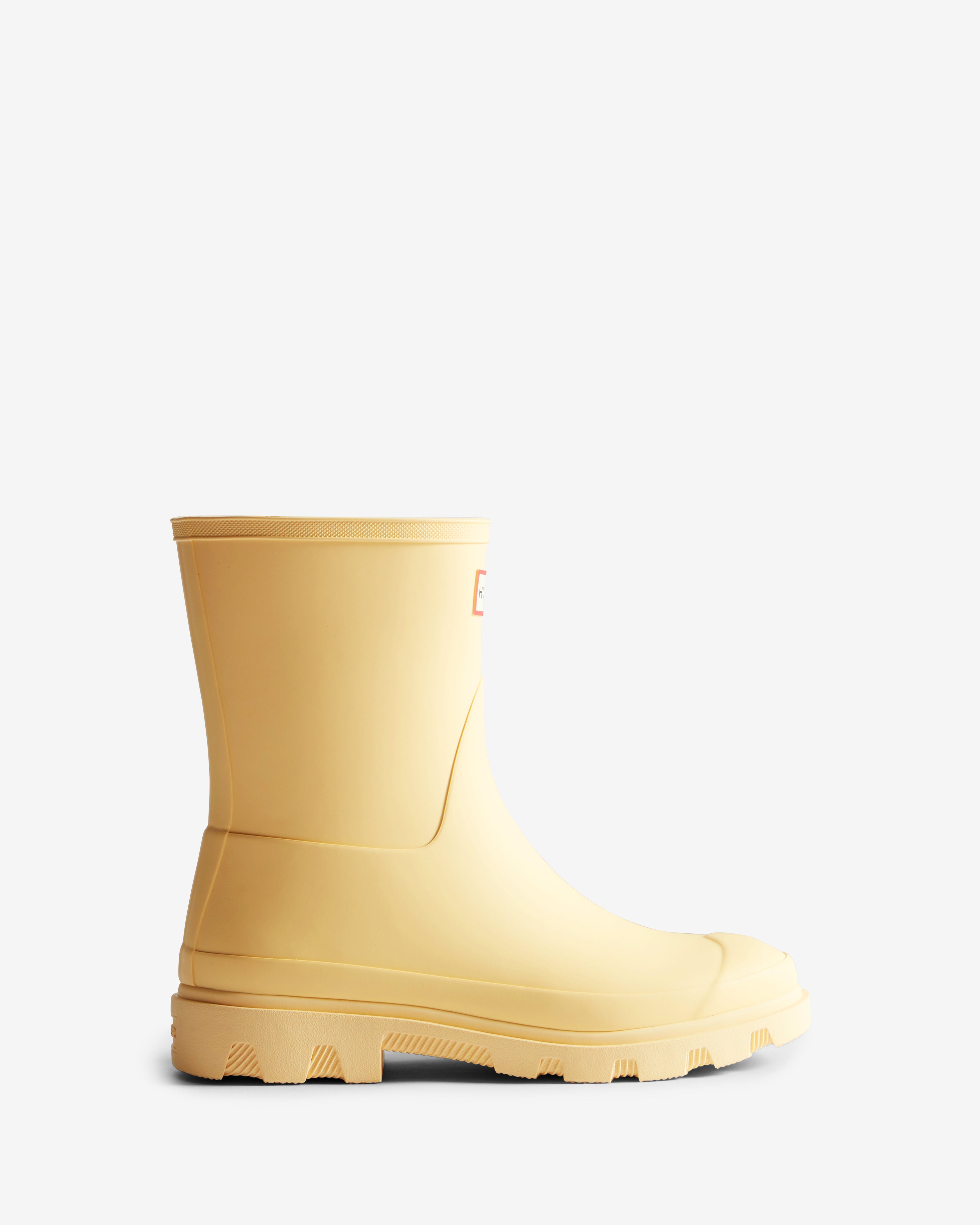 Unisex Pale Yellow Downpour Short Wellington Boot – Hunter Boots UK