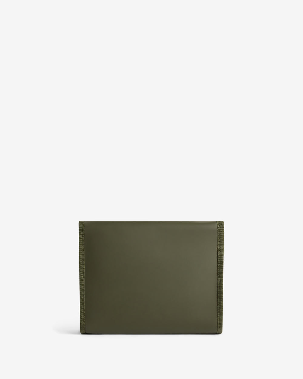 Displays the Dark Olive 'Hunter' branded Unisex Utile Travel Bag