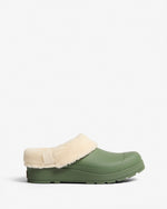 Women's Lichen Green Play Shearling Insulated Clogs