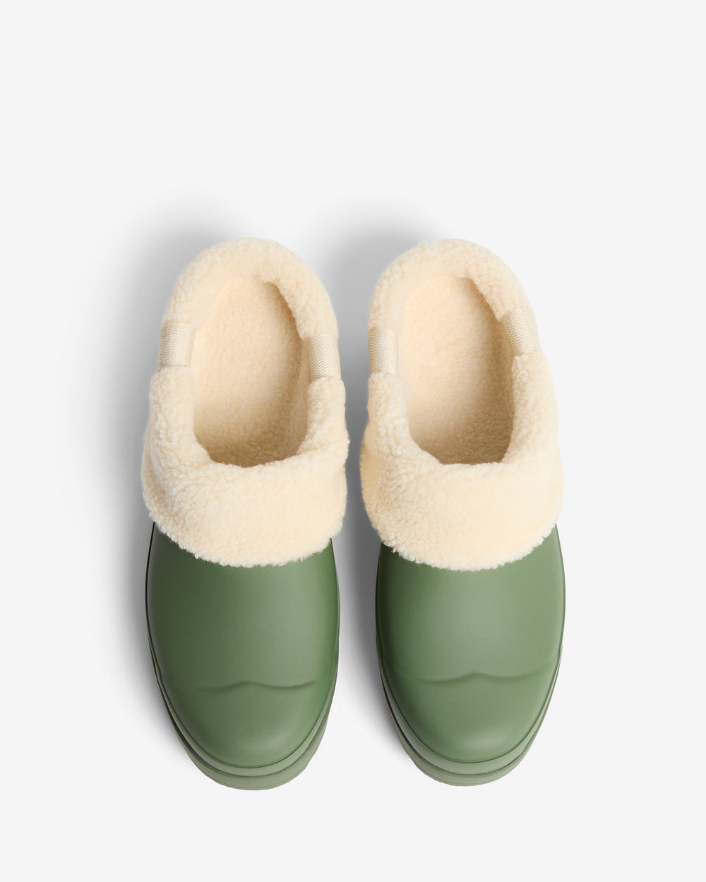 Women's Lichen Green Play Shearling Insulated Clogs