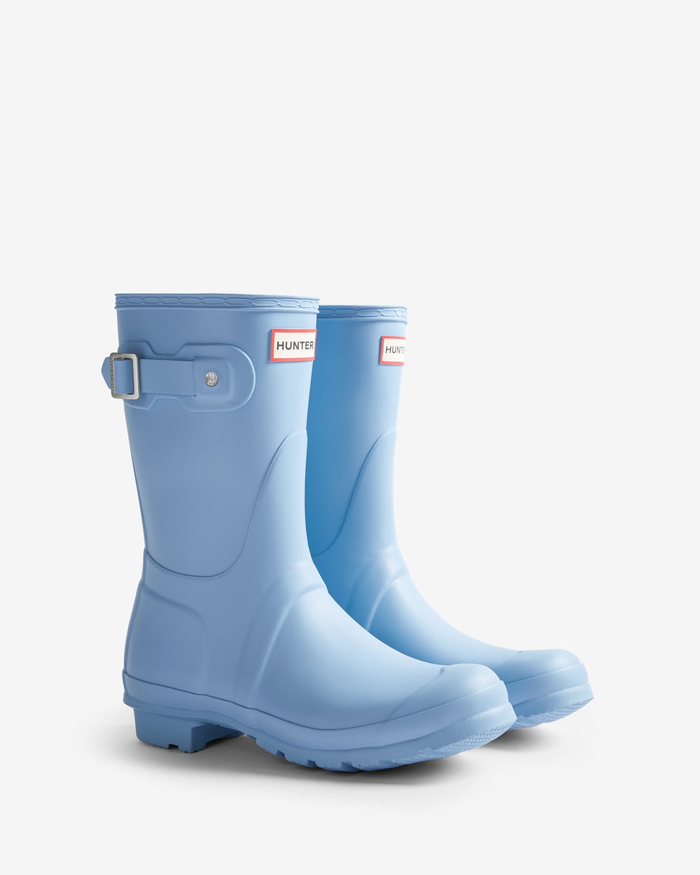 Women's Pale Blue Original Short Wellington Boot