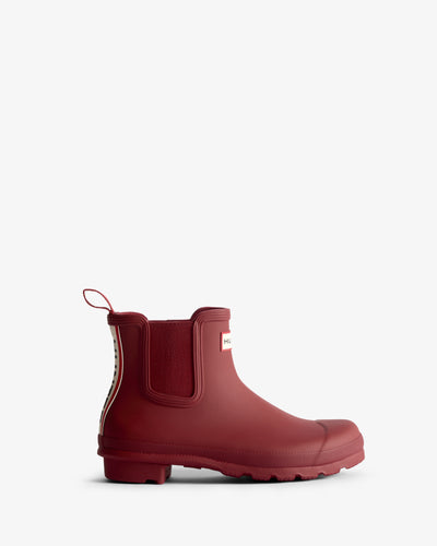 Women's Original Chelsea Hunter Tri Colour Logo Backstrap Boots