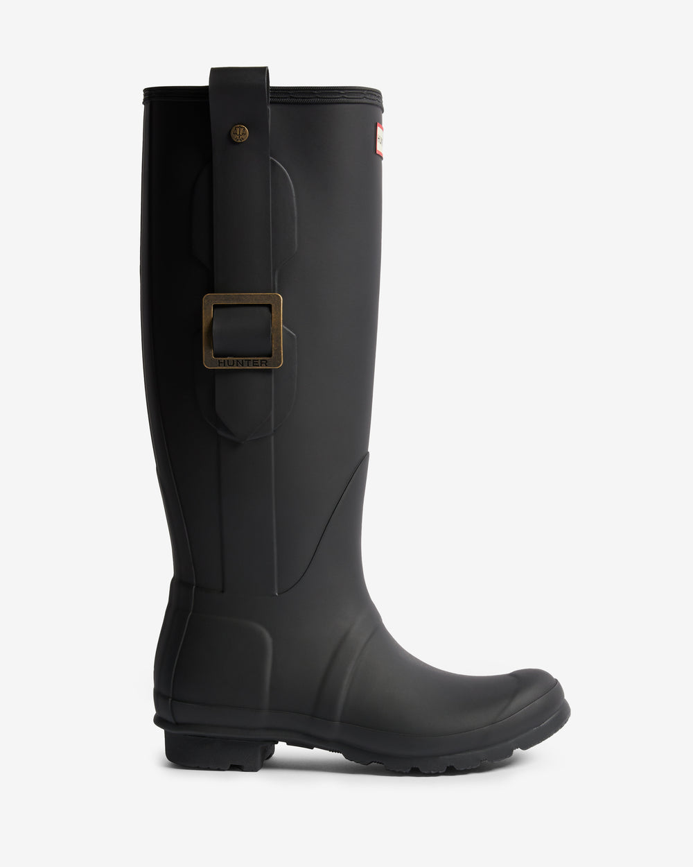 Women's Exaggerated Buckle Tall Wellington Boots – Hunter Boots UK
