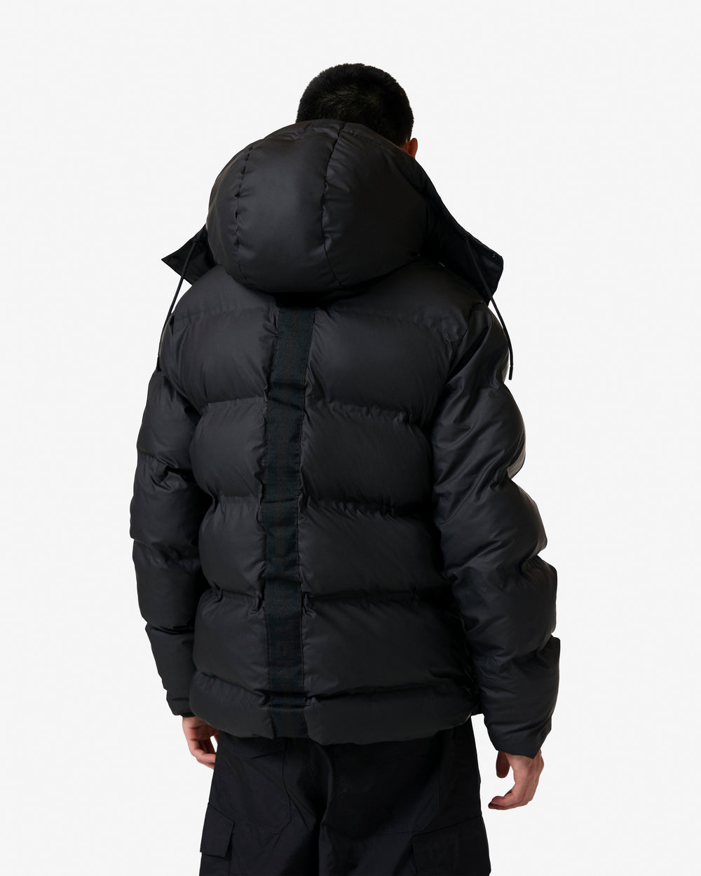 Men's Black Elements Wiley Sonic Welded Pu Puffer Jacket