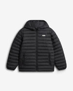 Kids Black Winifred Insulated Hooded Jacket