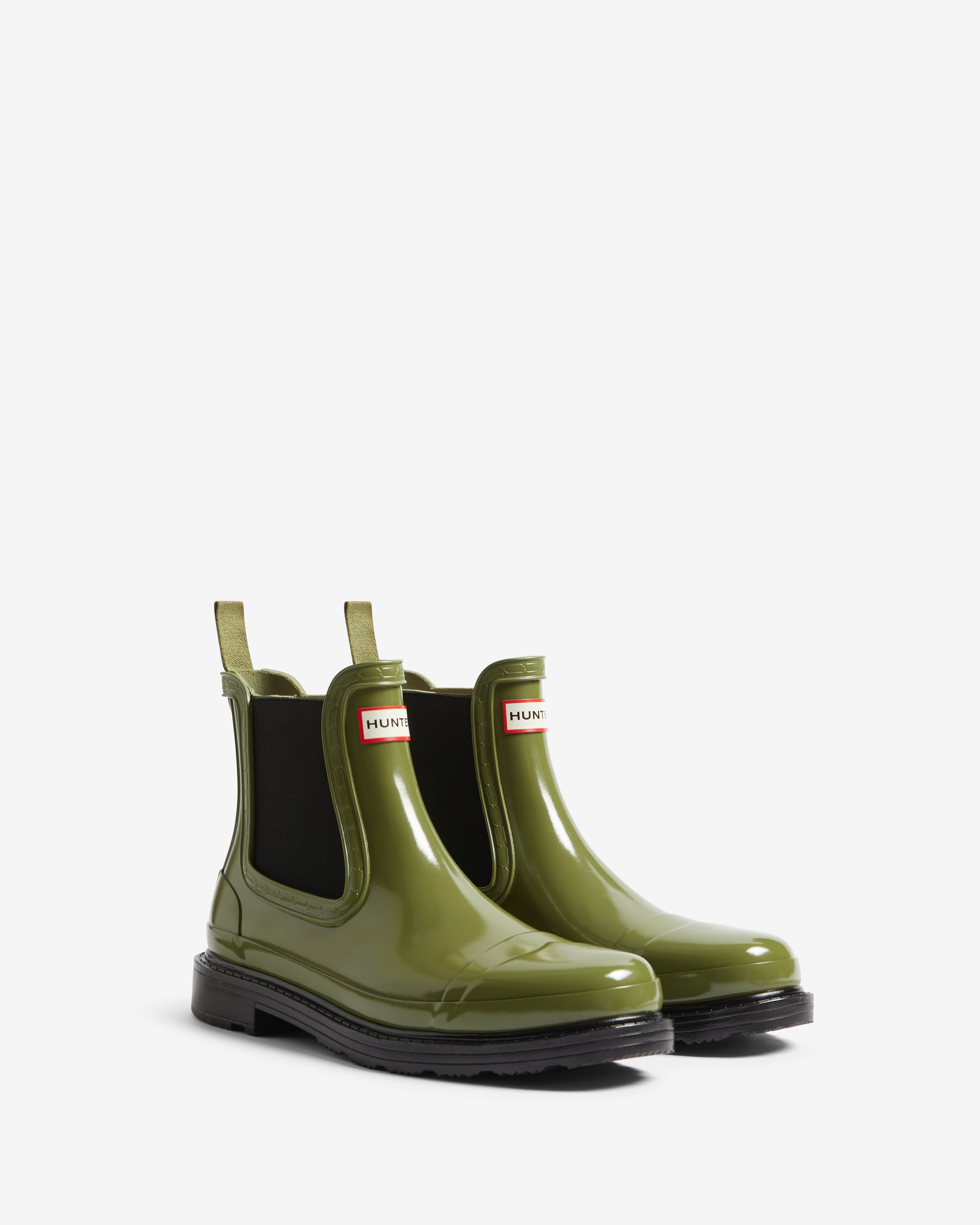 Women's Lizard Commando Chelsea Gloss Boot – Hunter Boots UK