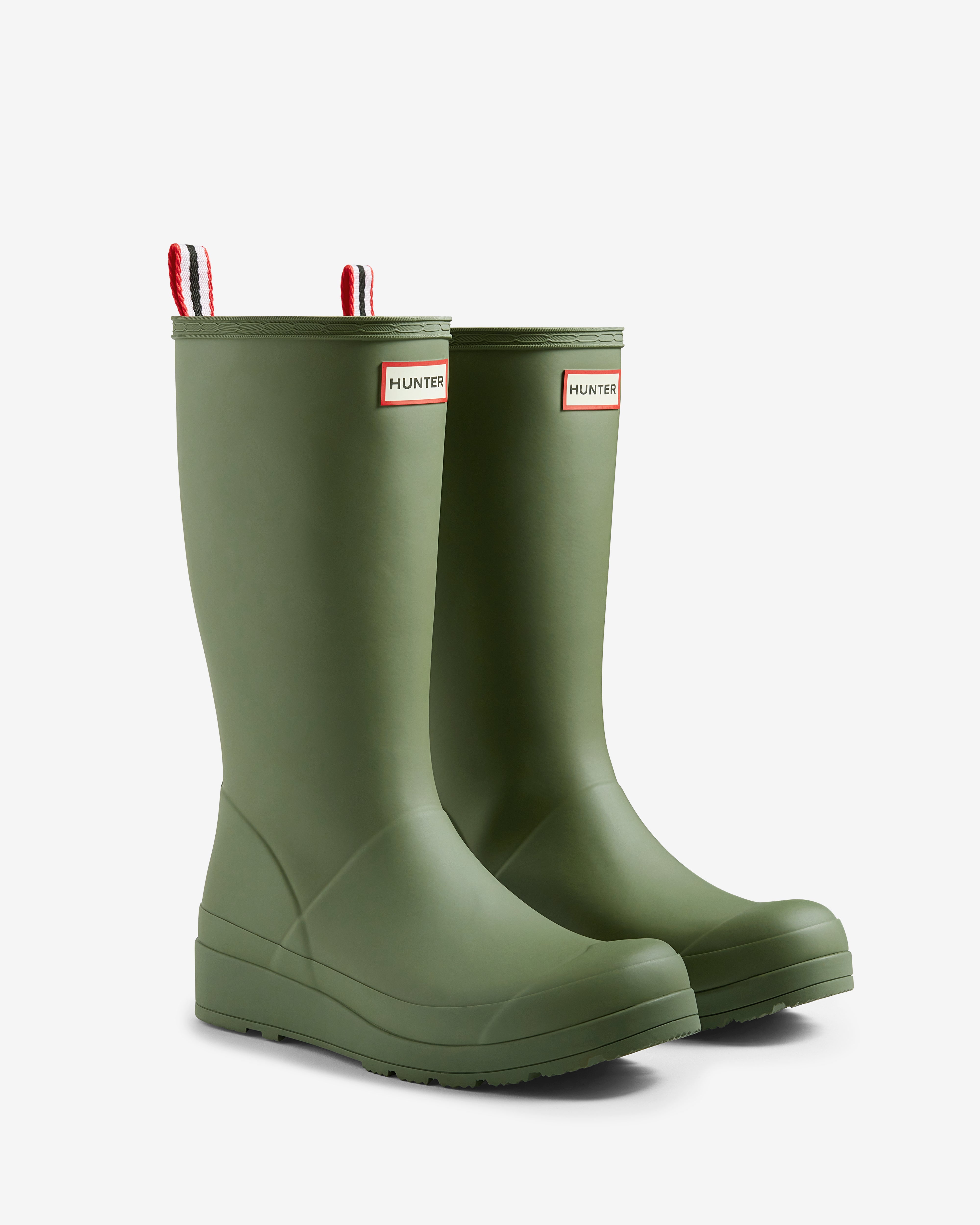 Women's Lichen Green Play Tall Wellington Boot – Hunter Boots UK