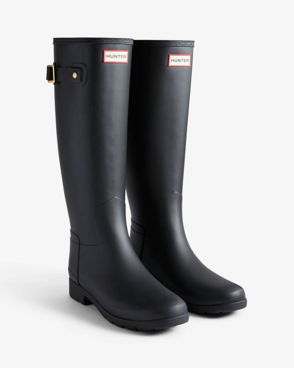 Women's Refined Gold Trim Tall Wellington Boot