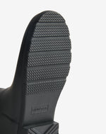 Women's Black Refined Tall Canvas Wellington Boot
