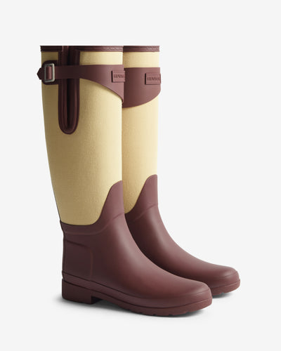 Women's Port Royale Refined Tall Canvas Wellington Boot
