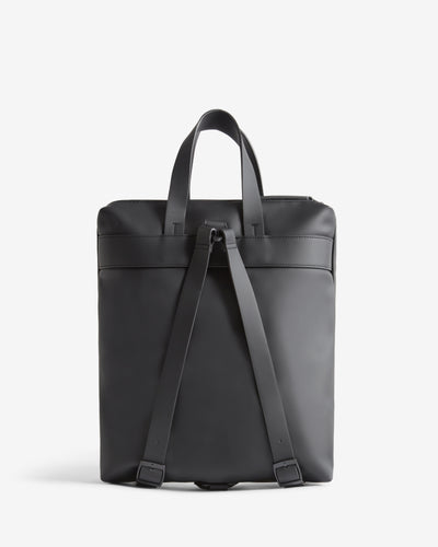 Women's Black Islay Pu Commuter Backpack