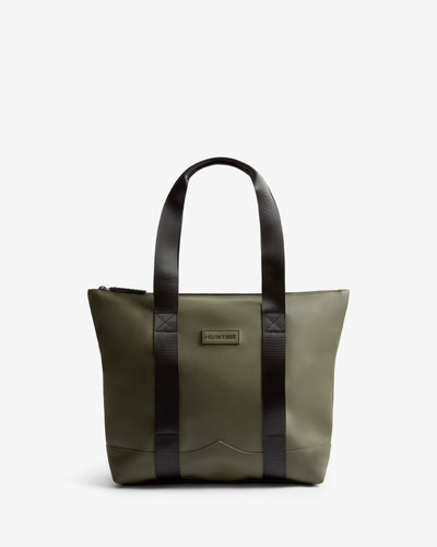 Displays the Kambaba Green 'Hunter' branded Women's Adair Pu Tote Bag