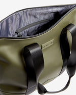 Displays the Kambaba Green 'Hunter' branded Women's Adair Pu Tote Bag