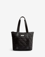 Displays the Black Adair 'Hunter' branded Quilted Tote Bag
