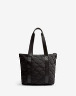 Displays the Black Adair 'Hunter' branded Quilted Tote Bag