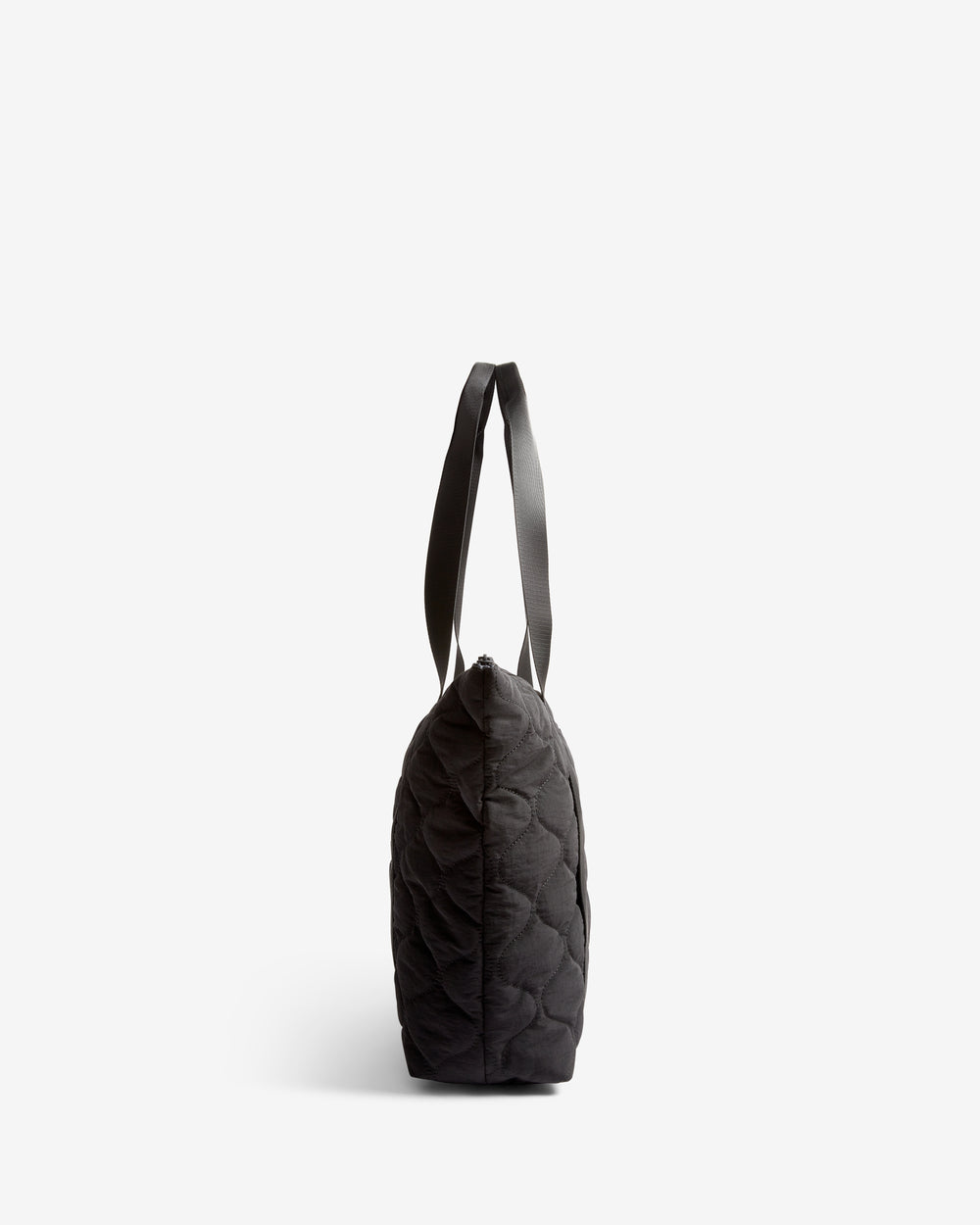 Displays the Black Adair 'Hunter' branded Quilted Tote Bag