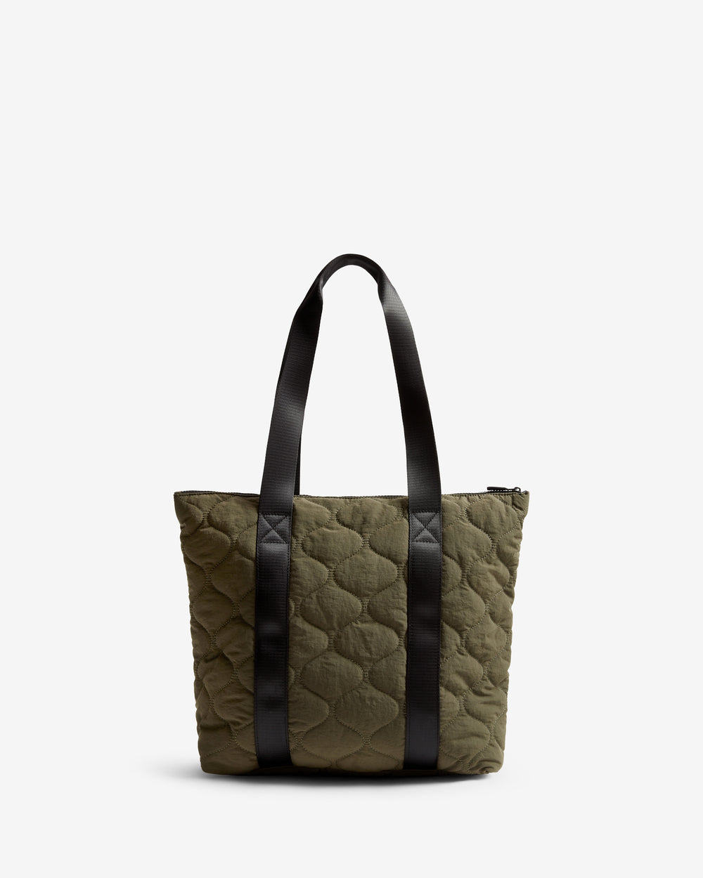 Displays Green Adair 'Hunter' branded Quilted Tote Bag