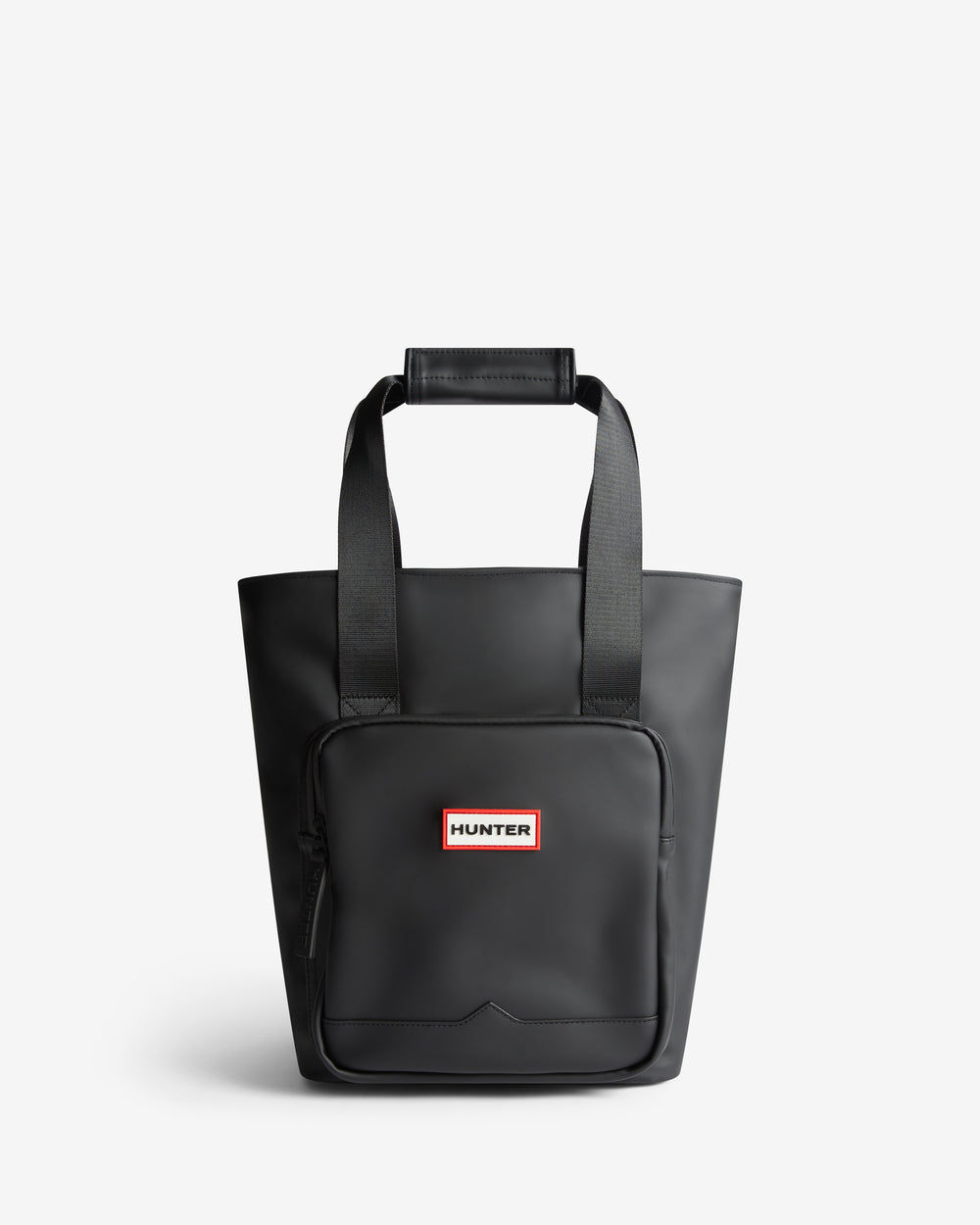 Displays the Darcy Black 'Hunter' branded  Backpack