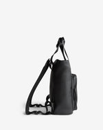 Displays the Darcy Black 'Hunter' branded  Backpack