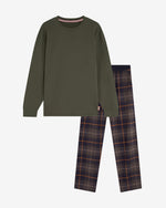 Men's Long Sleeve Check Pyjama Set