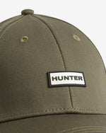 Displays the Green Kester 'Hunter' branded 2.0 Cotton Twill Cap
