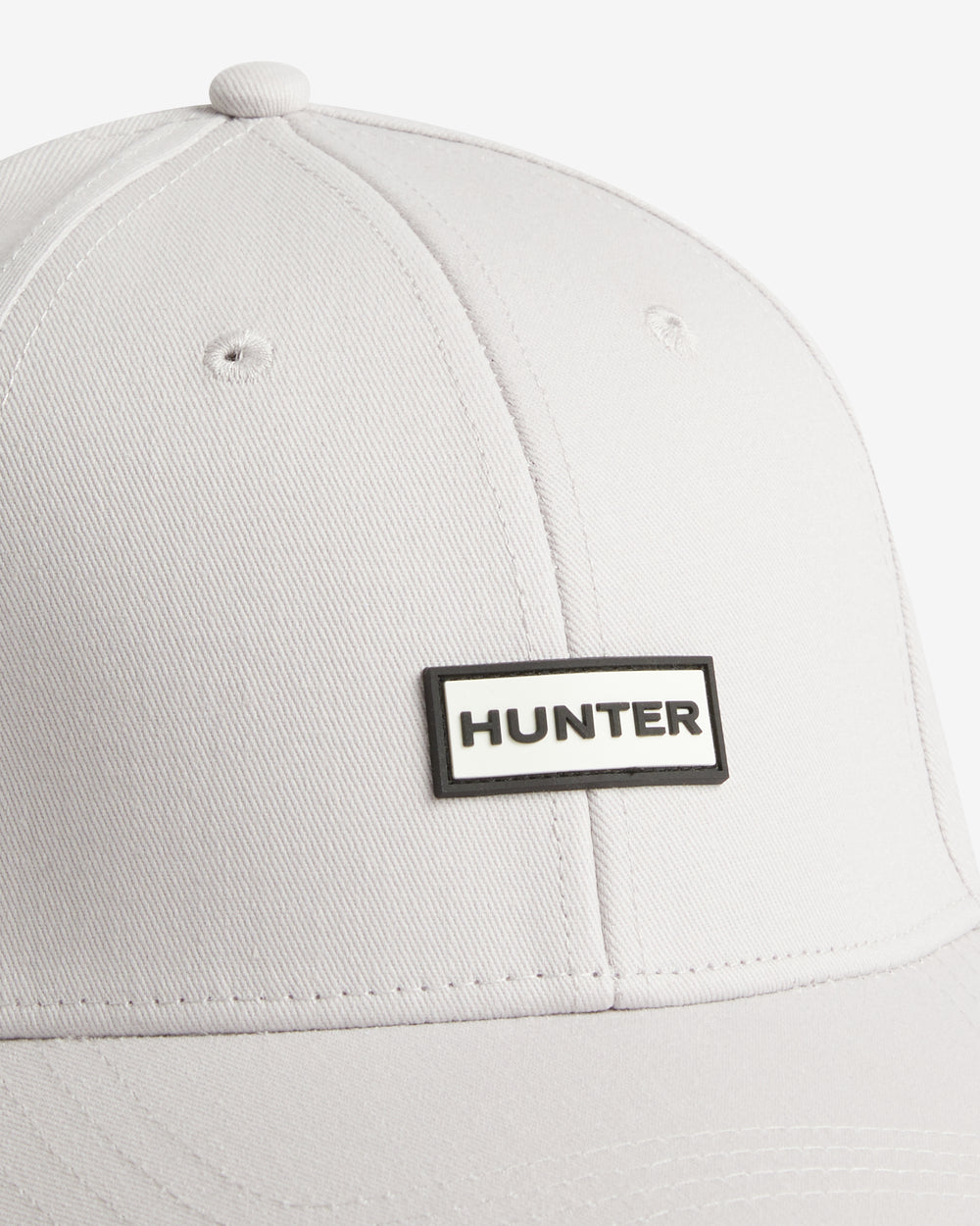 Displays the White Kester 'Hunter' branded 2.0 Cotton Twill Cap
