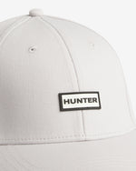 Displays the White Kester 'Hunter' branded 2.0 Cotton Twill Cap