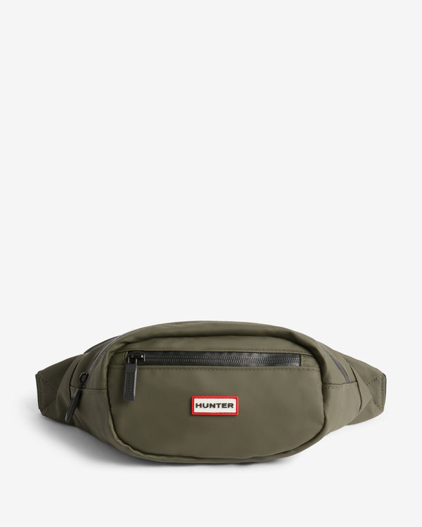 Displays the Green 'Hunter' branded Laggan Waist Bag