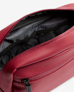 Displays the Military Red 'Hunter' branded Unisex Portare Unisex Travel Bag