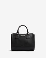 Displays the black 'Hunter' branded Women's Black Quinn City Hand Bag