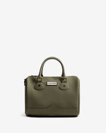 Displays the Kambaba Quinn 'Hunter' branded Women's City Hand Bag